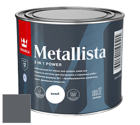 Краска Tikkurila Metallista краска по металлу цвет X500 