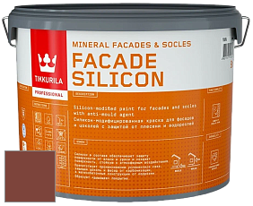 Краска Tikkurila Facade Silicon краска фасадная цвет D109 Torppa