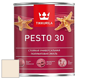 Краска Tikkurila Euro Pesto 30 эмаль цвет F398 Тесто