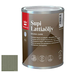 Краска Tikkurila Supi Lattiaöljy защитный состав для сауны цвет 3453 Плющ