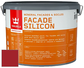 Краска Tikkurila Facade Silicon краска фасадная цвет RAL 3002 
