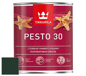 Краска Tikkurila Euro Pesto 30 эмаль цвет RAL 6009 