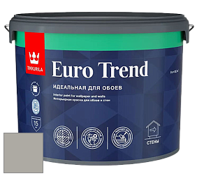 Краска Tikkurila Euro Trend краска для стен и потолков цвет M497 Пепел