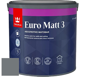 Краска Tikkurila Euro Matt 3 краска для стен и потолков цвет S498 