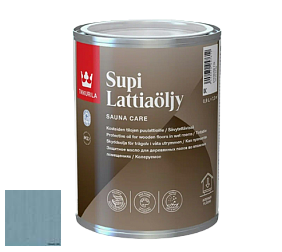 Краска Tikkurila Supi Lattiaöljy защитный состав для сауны цвет 3463 Дождь