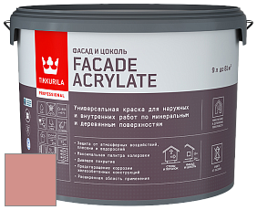 Краска Tikkurila Facade Acrylate краска внутренних и наружных работ цвет X414 