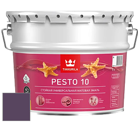 Краска Tikkurila Euro Pesto 10 эмаль цвет NCS S 6030-R50B 