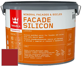 Краска Tikkurila Facade Silicon краска фасадная цвет RAL 3001 