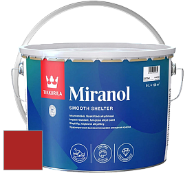 Краска Tikkurila Miranol высокопрочная эмаль цвет RAL 3000 