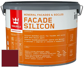 Краска Tikkurila Facade Silicon краска фасадная цвет RAL 3032 