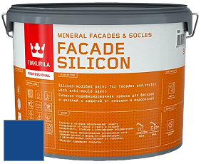Краска Tikkurila Facade Silicon краска фасадная цвет RAL 5005 