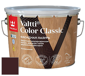 Краска Tikkurila Valtti Color Classic лазурь колеруемая для деревянного фасада цвет RAL 3007 