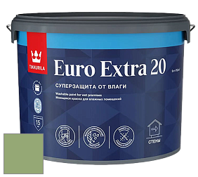 Краска Tikkurila Euro Extra 20 краска для стен и потолков цвет K384 Поляна