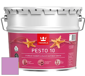 Краска Tikkurila Euro Pesto 10 эмаль цвет NCS S 1050-R40B 