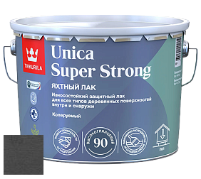Краска Tikkurila Unica Super Strong (высокоглянцевый) лак яхтный цвет 3436 Гром