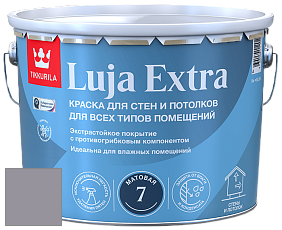 Краска Tikkurila Luja Extra 7 матовая краска для влажных помещений цвет NCS S 4010-R50B 