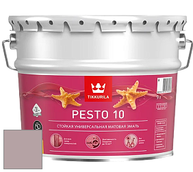 Краска Tikkurila Euro Pesto 10 эмаль цвет NCS S 3010-R10B 