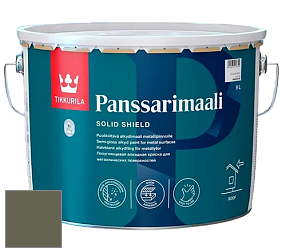 Краска Tikkurila Panssarimaali краска по металлу цвет 0459 Мох