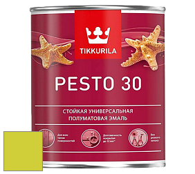 Краска Tikkurila Euro Pesto 30 эмаль цвет NCS S 0570-G60Y 