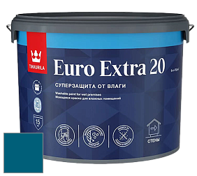 Краска Tikkurila Euro Extra 20 краска для стен и потолков цвет NCS S 4550-B 