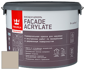 Краска Tikkurila Facade Acrylate краска фасадная цвет V484 Плавающий лес