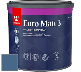 Краска Tikkurila Euro Matt 3 краска для стен и потолков цвет L431 