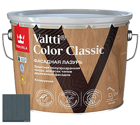 Краска Tikkurila Valtti Color Classic лазурь колеруемая для деревянного фасада цвет 5086 Yö