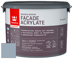 Краска Tikkurila Facade Acrylate краска внутренних и наружных работ цвет K490 