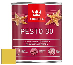 Краска Tikkurila Euro Pesto 30 эмаль цвет NCS S 1060-G90Y 