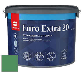 Краска Tikkurila Euro Extra 20 краска для стен и потолков цвет NCS S 3050-G10Y 