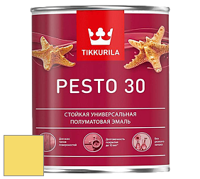 Краска Tikkurila Euro Pesto 30 эмаль цвет NCS S 0550-G90Y 