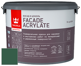 Краска Tikkurila Facade Acrylate краска внутренних и наружных работ цвет NCS S 6030-G 