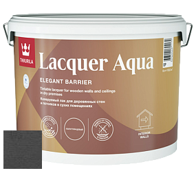 Краска Tikkurila Lacquer Aqua (полуглянцевый) лак интерьерный цвет 3436 Гром