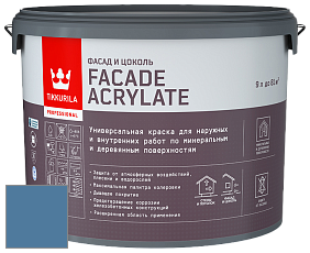 Краска Tikkurila Facade Acrylate краска внутренних и наружных работ цвет S434 