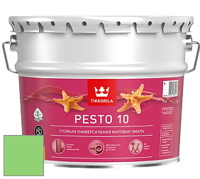 Краска Tikkurila Euro Pesto 10 эмаль цвет NCS S 0560-G20Y 