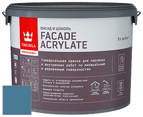 Краска Tikkurila Facade Acrylate краска внутренних и наружных работ цвет S362 