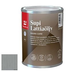 Краска Tikkurila Supi Lattiaöljy защитный состав для сауны цвет 3464 Шторм