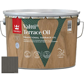 Краска Tikkurila Valtti Terrace Oil масло для наружных работ по дереву цвет 5088 Turve