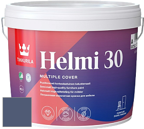 Краска Tikkurila Helmi 30 краска для мебели цвет N348 Ноктюрн