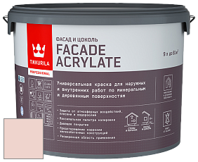 Краска Tikkurila Facade Acrylate краска фасадная цвет F412 