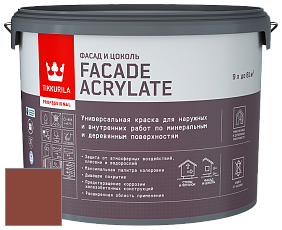 Краска Tikkurila Facade Acrylate краска фасадная цвет 534X 
