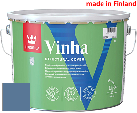 Краска Tikkurila Vinha кроющий антисептик для деревянных фасадов цвет L433 Атлантида