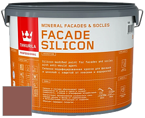 Краска Tikkurila Facade Silicon краска фасадная цвет NCS S 5030-Y80R 