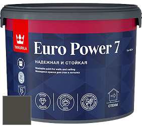 Краска Tikkurila Euro Power 7 краска для стен и потолков цвет Y497 Торо