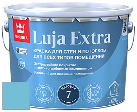 Краска Tikkurila Luja Extra 7 матовая краска для влажных помещений цвет NCS S 1040-B 