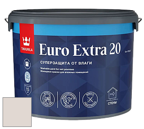Краска Tikkurila Euro Extra 20 краска для стен и потолков цвет Y482 