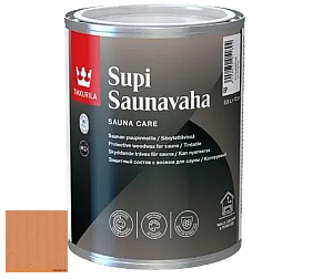 Краска Tikkurila Supi Saunavaha защитный состав для сауны цвет 3446 Красное дерево