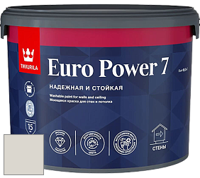 Краска Tikkurila Euro Power 7 краска для стен и потолков цвет G487 Батист