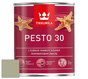 Краска Tikkurila Euro Pesto 30 эмаль цвет V449 Жадеит
