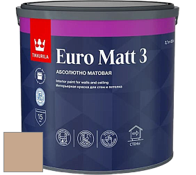 Краска Tikkurila Euro Matt 3 краска для стен и потолков цвет J466 